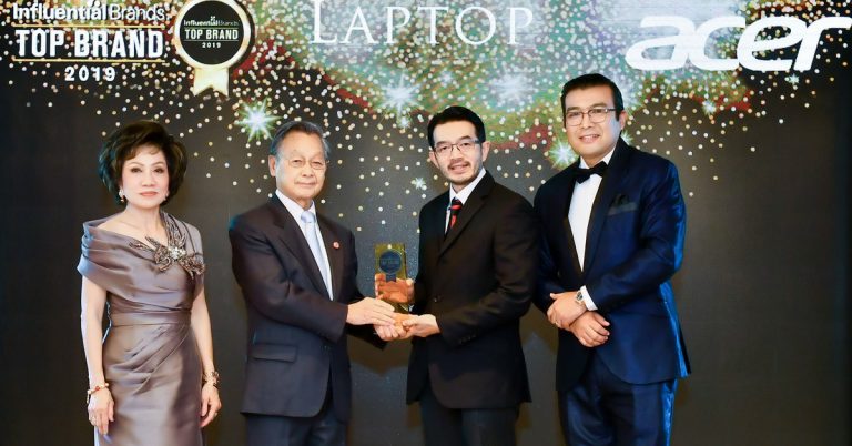 เอเซอร์ คว้ารางวัล Influential Brands สุดยอดแบรนด์ครองใจผู้บริโภค  Gen Y ปี 2019 สำรวจโดย อินฟลูเอ็นเชี่ยล แบรนด์ (สิงคโปร์) ร่วมกับ นิโอ ทาร์เก็ต และสวนดุสิตโพล