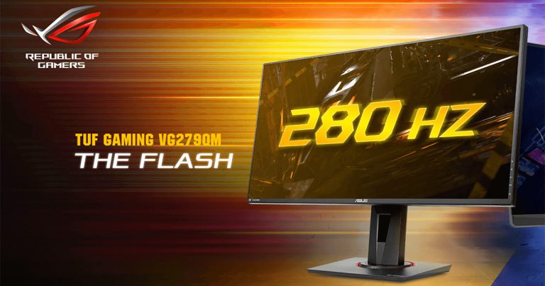 ASUS เปิดตัวจอมอนิเตอร์ TUF Gaming VG279QM ค่า Refresh Rate สูงถึง 280Hz