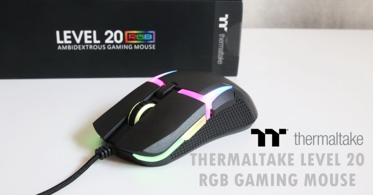 รีวิว THERMALTAKE LEVEL 20 RGB GAMING MOUSE