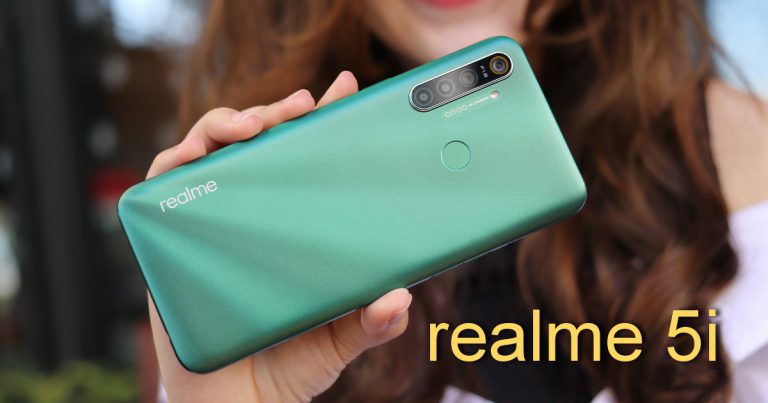 พรีวิว realme 5i กล้องหลัง 4 ตัว พร้อมแบตจุใจ 5000mAh