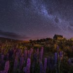 Starry Night at Lake take