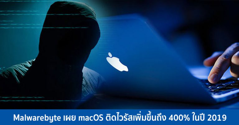 Malwarebyte เผย macOS ติดไวรัสเพิ่มขึ้นถึง 400% ในปี 2019