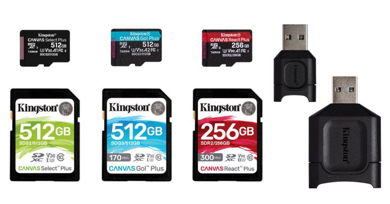 Kingston ประกาศพลิกโฉม การ์ดซีรีส์ ‘Canvas’  และ การ์ดรีดเดอร์ ‘MobileLite Plus’