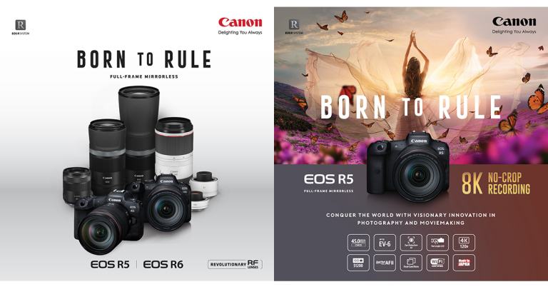 แคนนอน เปิดตัวเรือธงใหม่ สุดยอดกล้องมิเรอร์เลสฟูลเฟรม  EOS R5 และ EOS R6 พร้อมเลนส์ RF ใหม่ 4 รุ่น และExtender 2 รุ่น  พร้อมบุกตลาดกล้องในทุกเซกเมนต์