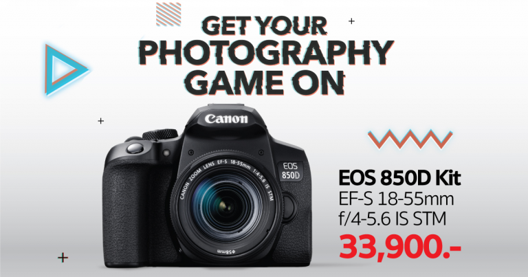Canon EOS 850D กล้อง DSLR เอาใจผู้ใช้งานกึ่งมืออาชีพ  ตอบโจทย์ทุกฟังก์ชั่นการใช้งาน ในราคาที่ใครก็เป็นเจ้าของได้
