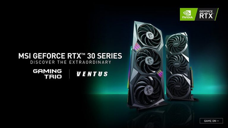 PR : MSI เปิดตัวการ์ดจอ CUSTOM NVIDIA® GEFORCE RTXTM 30 SERIES เป็นครั้งแรก