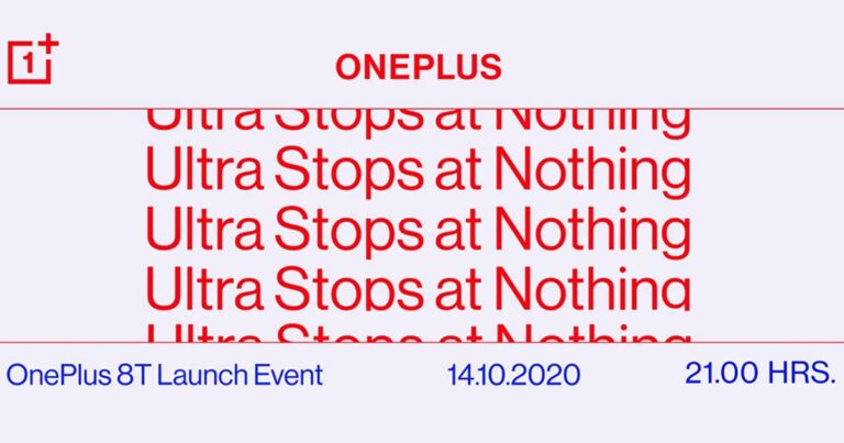 OnePlus เตรียมเปิดตัว OnePlus 8T พร้อมมอบประสบการณ์ความเร็วแรง ลื่นไหล ระดับ Ultra สำหรับ Global Launching ในวันที่ 14 ตุลาคมนี้
