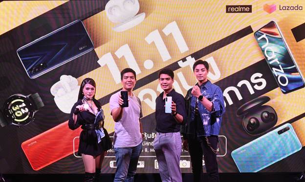 realme เผยโฉมสมาร์ทโฟนซีรีส์ใหม่ realme narzo 20 Pro ประสิทธิภาพทรงพลัง เอาใจสายเกมมิ่ง พร้อมมอบความสมาร์ทให้ชีวิตด้วย realme Watch s และ realme Buds Air Pro 