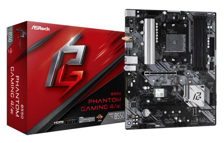 PR: ASRock B550 Phantom Gaming 4/ ac เมนบอร์ดเพื่อคอเกมตัวจริง  ปรับแต่งได้ มี WiFi สำหรับ AMD Ryzen