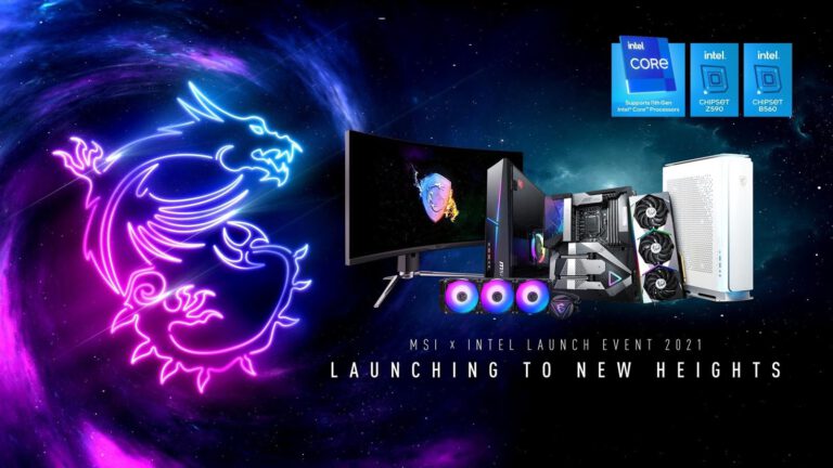 PR: MSI x INTEL LAUNCH EVENT 2021: Launching to New Heights!