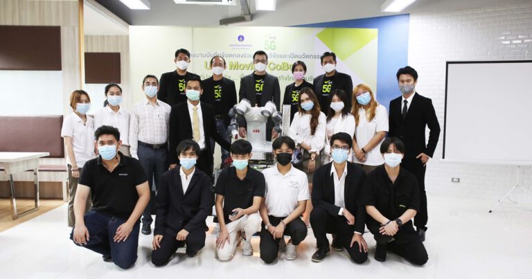 เอไอเอส จับมือ วิศวะมหิดล วิจัยพัฒนานวัตกรรมต้นแบบหุ่นยนต์ “UVC Moving CoBot” หุ่นยนต์แขนกลเคลื่อนที่อัจฉริยะ สร้างพื้นที่ปลอดไวรัส ด้วยรังสียูวีซี ต้อนรับการเปิดประเทศให้คนไทยใช้ชีวิตในยุค Next Normal ได้อย่างอุ่นใจและปลอดภัย