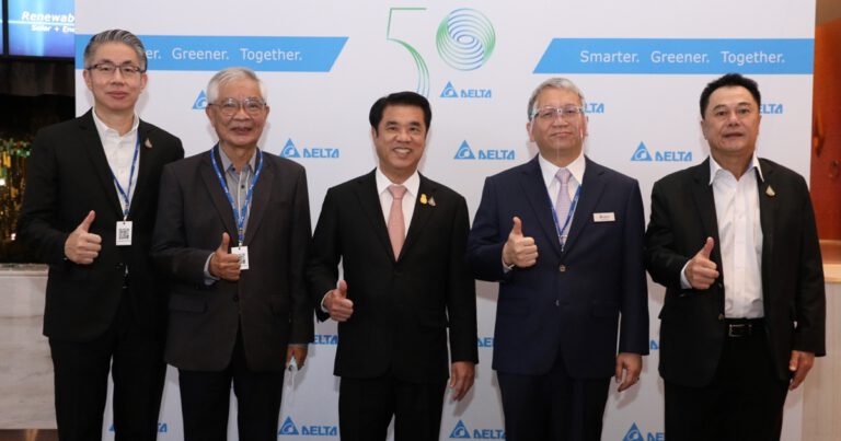 เดลต้าฉลองครบรอบ 50 ปี พร้อมเปิดตัวเลเซอร์โปรเจ็กเตอร์ 8K  ตอกย้ำความมุ่งมั่นในการพัฒนาอย่างยั่งยืน
