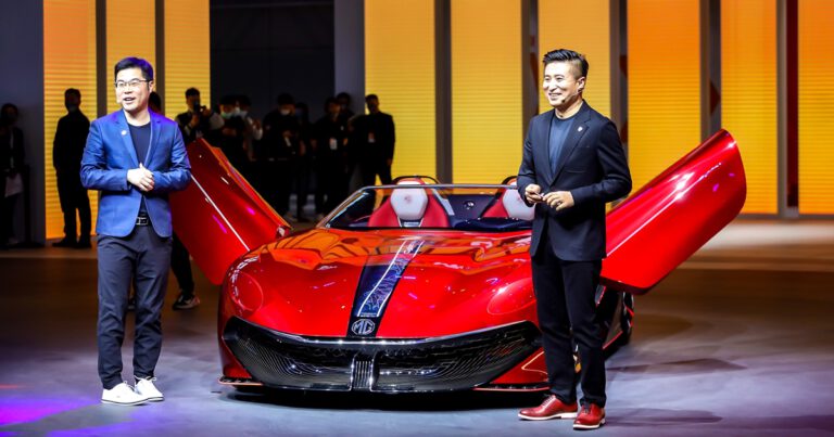 เอ็มจี เปิดตัวรถต้นแบบแห่งโลกอนาคต  “MG Cyberster” ในงาน Shanghai Auto Show 2021