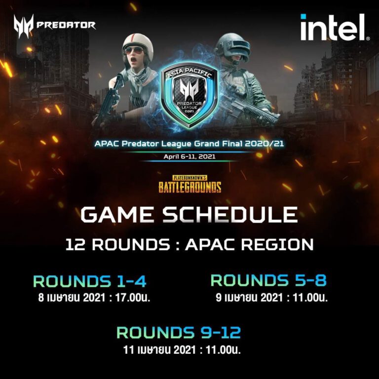 PR: ศึกการแข่งขันอีสปอร์ตชิงชัยความเป็นหนึ่ง Asia Pacific Predator League 2020/21 รอบ Grand Final