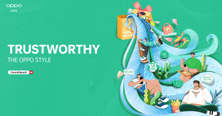 OPPO คลายความกังวล และเพิ่มความมั่นใจในการบริการให้กับลูกค้า  กับ Trustworthy services ที่ช่วยแก้ปัญหาได้ทันที