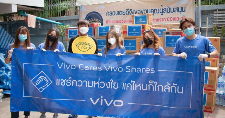 vivo จัดกิจกรรม “vivo Cares vivo Shares แชร์ความห่วงใย แค่ไหนก็ใกล้”  ปันน้ำใจสู้ภัยโควิด มอบสินค้าอุปโภคบริโภคจำเป็นแก่โรงพยาบาล  และหน่วยงานทั่วไทย