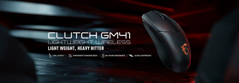 PR: ต่อยหนัก, น้ำหนักเบา กับเกมมิ่งเมาส์รุ่นใหม่ล่าสุด MSI CLUTCH GM41 LIGHTWEIGHT WIRELESS