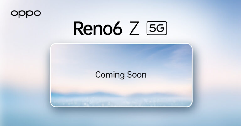 เตรียมพบกับ OPPO Reno6 Z 5G สมาร์ทโฟนรุ่นใหม่ล่าสุดจากออปโป้ ให้พอร์ตเทรตสวยทุกอารมณ์ พร้อมกันเร็วๆ นี้