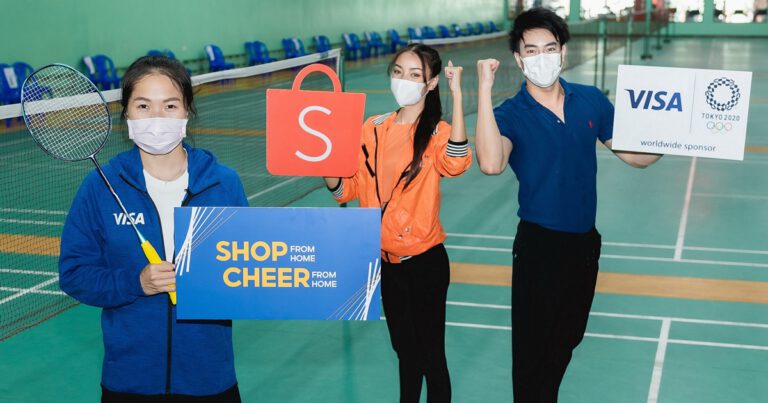 ร่วมลุ้นเป็นผู้ชนะไปด้วยกันเพียงช้อปปิ้งออนไลน์กับวีซ่า  ร่วมส่งกำลังใจให้ น้องเมย์ รัชนก อินทนนท์ นักกีฬาโอลิมปิกจากทีมวีซ่า ผ่านไลฟ์สตรีมในวันที่ 20 กรกฎาคม นี้