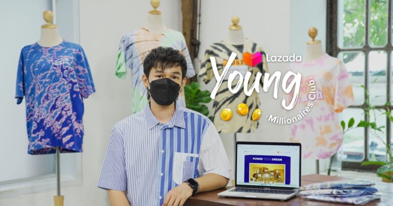 เสื้อมัดย้อมเปลี่ยนชีวิต ดันธุรกิจพุ่งแรง คว้าเงินแสนต่อเดือนบนแพลตฟอร์มลาซาด้า  กับนักธุรกิจวัยรุ่นที่น่าจับตามองในโปรเจกต์ Lazada Young Millionaires Club