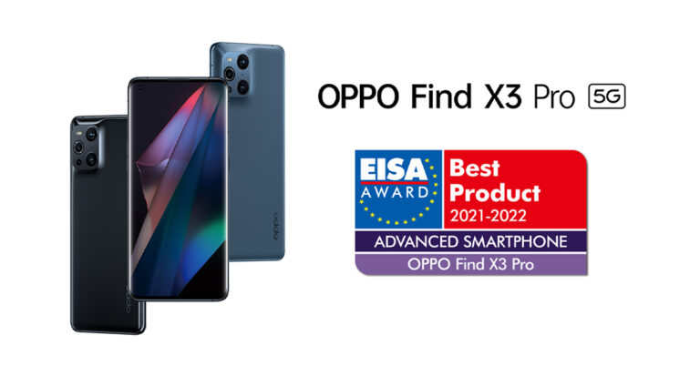 OPPO คว้ารางวัล EISA BEST PRODUCT ADVANCED SMARTPHONE AWARD  ติดต่อกันสองปีซ้อน