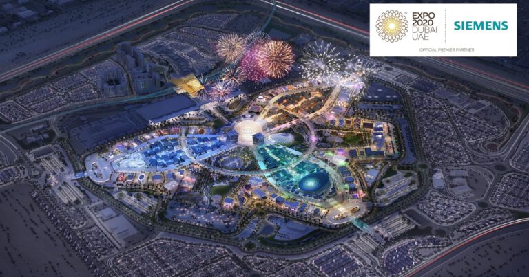 ซีเมนส์ขับเคลื่อน Smart City แห่งอนาคต ด้วยเทคโนโลยีสุดล้ำใน “เอ็กซ์โป 2020 ดูไบ*”
