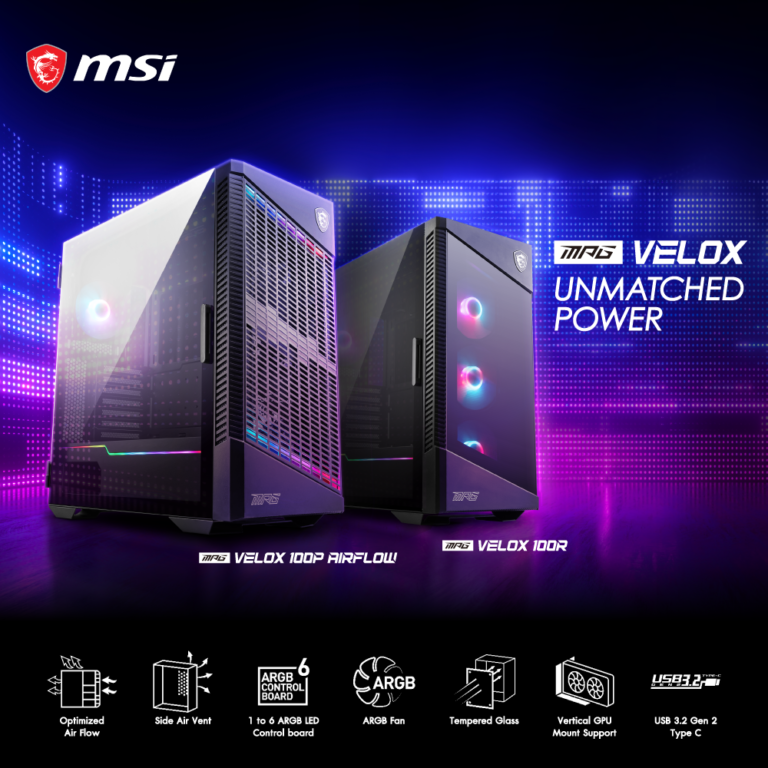 PR: พบกับ MPG VELOX 100 ซีรีส์ เคสเกมมิ่งรุ่นใหม่ล่าสุดจาก MSI​