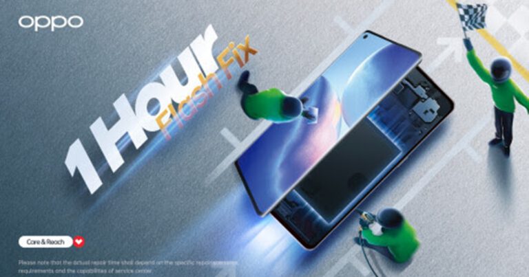 OPPO เสริมความแข็งแกร่งให้กับบริการ 1 Hour Flash Fix