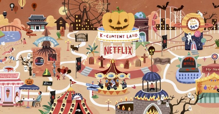กุ๊กกุ๊กกู๋! เตรียมลิสต์รับฮัลโลวีน ณ K-Content Land สวนสนุกแห่งคอนเทนต์เกาหลีบน Netflix!