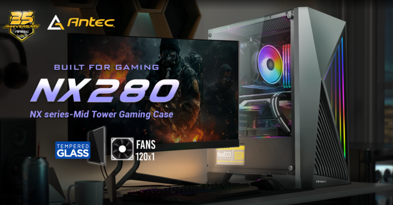 พร้อมขายแล้ว เคสรุ่นใหม่ !! Antec NX280 เคสสุดคุ้ม ฟังก์ชั่นจัดเต็ม สวย Infinity