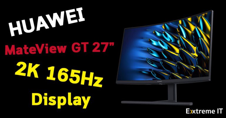 รีวิว HUAWEI MateView GT 27″ Curved Monitor 165Hz