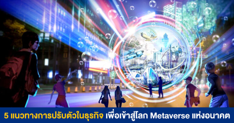 5 แนวทางการปรับตัวสำหรับภาคธุรกิจ เพื่อเข้าสู่โลก Metaverse แห่งอนาคต