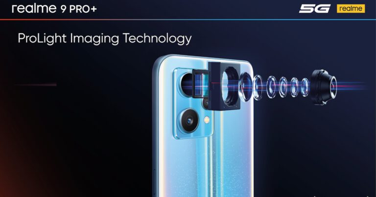realme มอบประสบการณ์ขั้นสุดกับกล้องระดับแฟล็กชิปใน realme 9 Pro+  กับเทคโนโลยี “ProLight Imaging Technology”  เซ็นเซอร์ Sony IMX766, ระบบกันสั่นคู่ และ AI ลด Noise อย่างชาญฉลาด   