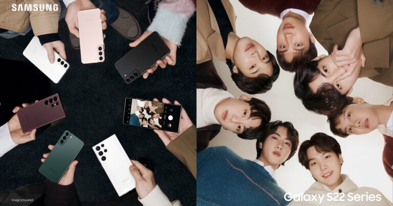 ปังไม่ไหว ดีต่อใจสุดๆ ภาพโฟโต้เซ็ตชุดใหม่ Samsung Galaxy S22 Series x BTS คนก็ดี เครื่องก็ปัง ใครไหวไปก่อนเลย!   