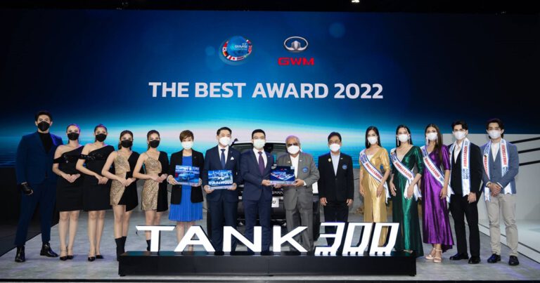 เกรท วอลล์ มอเตอร์ คว้า 3 รางวัล จากการจัดแสดงทัพรถยนต์พลังงานไฟฟ้า และนวัตกรรมล้ำสมัยในงาน บางกอก อินเตอร์เนชั่นแนล มอเตอร์โชว์ ครั้งที่ 43 ตอกย้ำความพร้อมมุ่งสู่การเป็นผู้นำด้านยานยนต์ไฟฟ้าในประเทศไทย