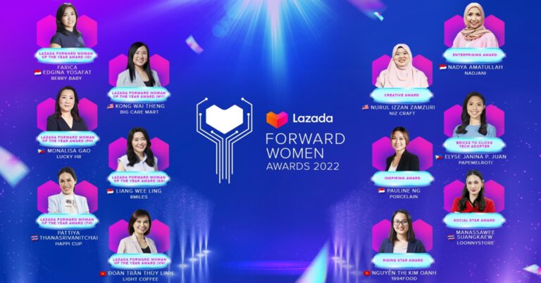 ข่าวประชาสัมพันธ์  ลาซาด้าจัดงานประกาศรางวัลครั้งใหญ่แห่งปี   “Lazada Forward Women Awards 2022”