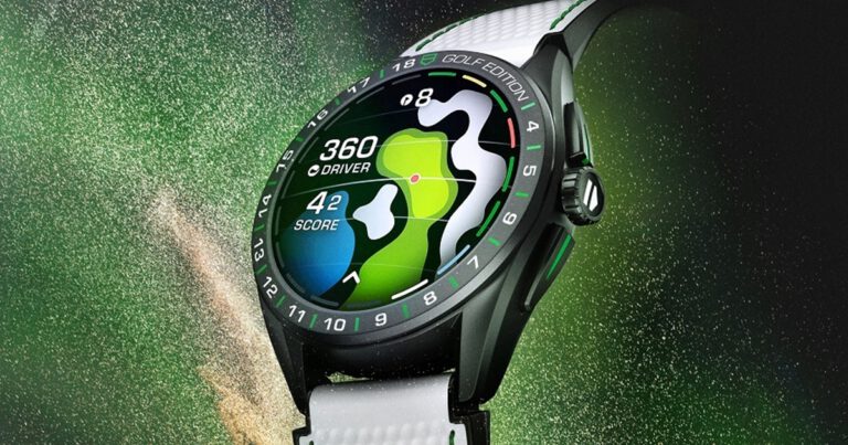 TAG HEUER CONNECTED CALIBRE E4 – GOLF EDITION  นาฬิกาเจเนอเรชั่นใหม่สำหรับกีฬากอล์ฟที่ช่วยเสริมเกมการเล่นของผู้เล่น