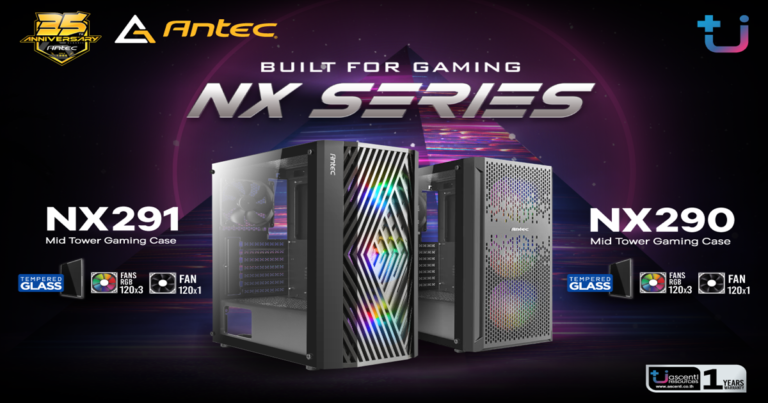 Ascenti เปิดตัว Antec NX290 และ NX291 เคสสำหรับเกมเมอร์ ฟังก์ชั่นจัดเต็ม ราคาเพียง 1,290 บาท ถูกมากๆ คุ้มสุดๆ