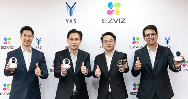 กล้องสมาร์ทโฮม EZVIZ จับมือ YAS เสริมทัพช่องทางการจัดจำหน่ายสู่คนไทยทั่วประเทศ  พร้อมยกระดับคุณภาพชีวิตสู่ Smart Life รับเทรนด์ไลฟ์สไตล์คนเจนฯ ใหม่ในยุคดิจิทัล
