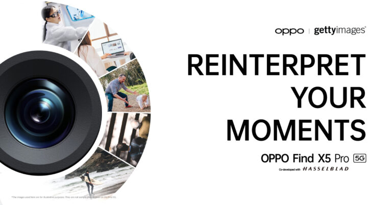 OPPO จับมือ Getty Images ตีความช่วงเวลาของคุณผ่าน OPPO Find X5 Pro 5G 