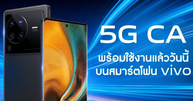 vivo พร้อมส่งมอบประสบการณ์การเชื่อมต่อ 5G เร็วแรงอีกขั้นด้วยเทคโนโลยี NRCA
