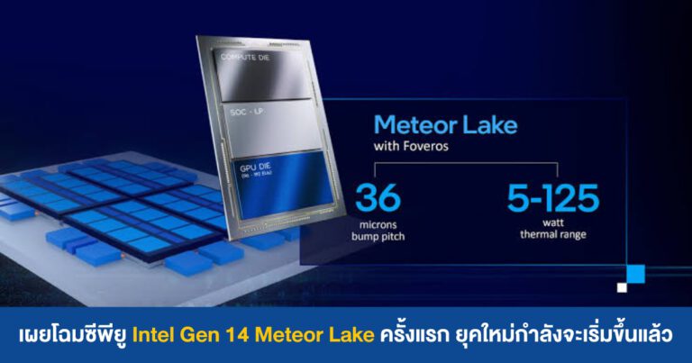 Intel เผยข้อมูลชิป Gen 14, 15 และ 16 โชว์เทคโนโลยีชิปแบบ Foveros