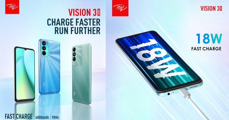 เปิดตัว itel VISION 3 Series สมาร์ตโฟนชาร์ตเร็วใหม่ล่าสุด  ตอบโจทย์การใช้งานไหลลื่นไม่มีสะดุด ในราคาสุดคุ้ม