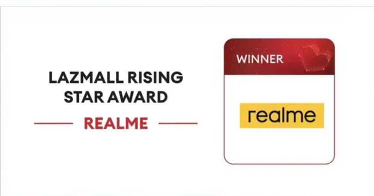 realme คว้ารางวัล LazMall Rising Star Award  ในงาน LazMall Brands Future Forum (BFF) 2022  ณ Resorts World Sentosa  ครองตำแหน่งแบรนด์เทคโนโลยีเดียวที่คว้ารางวัลใหญ่
