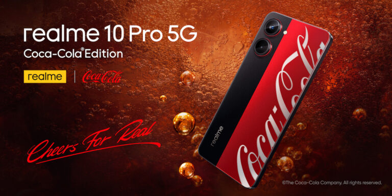 หนึ่งเดียวในโลก! “เรียลมี” จับมือ “โคคา-โคล่า” เดินหน้าสร้างปรากฏการณ์ Co-branding สุดปังกับแบรนด์ยักษ์ใหญ่ระดับโลก เปิดตัวสมาร์ตโฟนรุ่นลิมิเต็ด realme 10 Pro 5G Coca-Cola® Edition ราคาเพียง 11,999 บาท