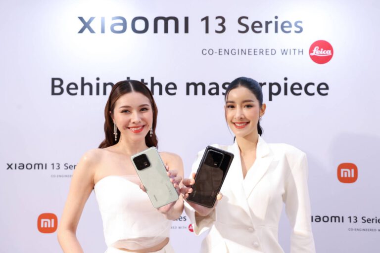 เสียวหมี่ ประเทศไทย เปิดตัวสมาร์ทโฟนเรือธง Xiaomi 13 Series co-engineered with Leica ให้เป็นเจ้าของแล้วในราคาเริ่มต้น 29,990 บาท พร้อมวางจำหน่ายผลิตภัณฑ์ AIoTรุ่นใหม่มากมายให้คุณใช้ชีวิตแบบสมาร์ทไลฟ์