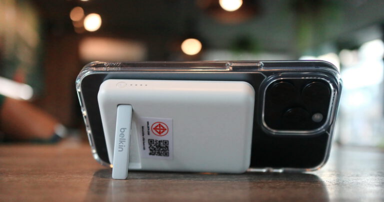 รีวิว Power Bank แบบชาร์จไร้สาย Belkin BoostCharge Magnetic Wireless Power Bank 5K + Stand
