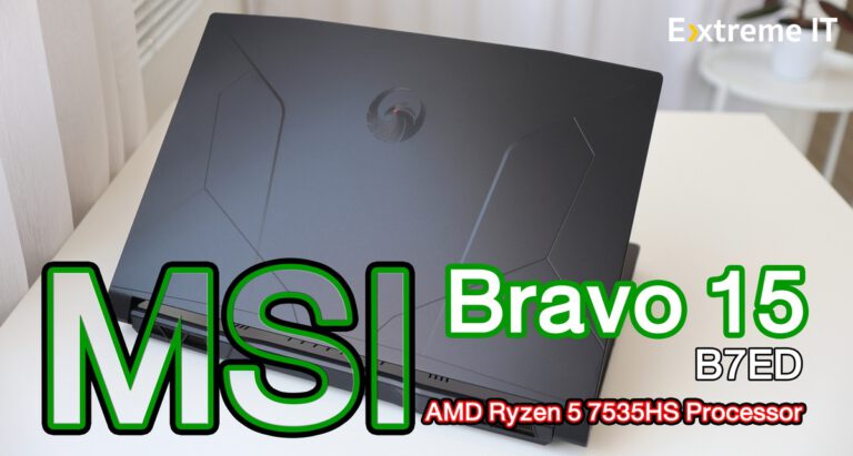 รีวิว MSI Bravo 15 B7ED-013TH เกมมิ่งโน๊ตบุ๊คสุดคุ้มในงบสองหมื่น AMD Ryzen 5 7535HS