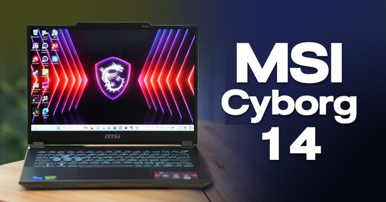 ป้องกัน: [รีวิว] MSI Cyborg 14 เกมมิ่งโน้ตบุ๊กบางเบา หนักเพียง 1.6 kg สเปกแรงแบบคุ้ม ๆ